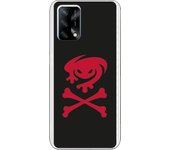 Funda original compatible con Oppo A74 4G - Levante Escudo Huesos Rojo