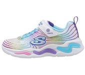 Skechers WAVY BEAMS Deportivas Planas Niña Blanco
