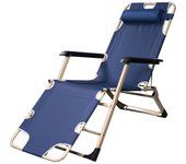 MIRAMAX-Silla reclinable Plegable para Siesta Sentado/ Tumbona Sofá Invierno/Verano Pesca Silla de Playa Exterior/Hogar con reposacabezas extraíble 178 * 52 cm