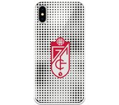 Funda original compatible con iPhone X - XS - Granada Escudo rojo Semitono Negro Transparente SS18-19 - TPU TRANSPARENTE