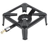 Muvip Cocina de Gas 1 Fuego - Quemador de Hierro Fundido - 7kw de Potencia - Llave de Regulacion de Gas