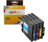Ricoh GC31K GC31C GC31M GC31Y pack 4 tinteiro pigmentada Compatible 405688/405701 405689/405702 405690/405703 405691/405704