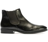 Pitillos 4921 Botines chelsea para hombre en negro de piel