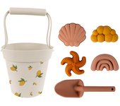 Juguetes de playa Juguetes de silicona para niños Juego de herramientas de excavación de arena