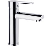 Ramon Soler Grifo de Lavabo Monomando Cromado con Sistema S2 de Ahorro de Agua con Válvula Automática Serie Drako