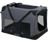 Bolsa de Transporte para Mascotas, Transportín Plegable para Perro Gris, Bolsa para transportar mascotas de diferentes tamaños 60x42cm y 70x52cm.