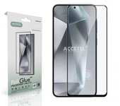 Cristal 2D Full Glue - Samsung Galaxy S22 5G Negro (Desbloqueo Huella)