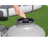 Bomba de arena para piscinas 11355 L/h Bestway 58486 + bolas filtrantes