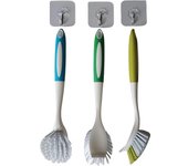 Cuchillo para lavabo platos, ollas y sartenes Cuchillo para fregar, Cuchillo de cocina para fregar platos, 3 piezas