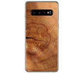 Tumundosmartphone Funda Gel Tpu para Samsung Galaxy S10 Plus diseño Madera 04 Dibujos