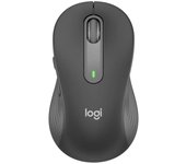 Mouse raton logitech m650 for business grande wireless inalambrico grafito