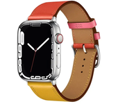 Leather Watch band for Apple Watch Straps 46mm 44mm 41mm 45mm 38-42mm 40mm 49mm bracelet iWatch series 10-Ultra 9-8-7-SE-6-5-4-3