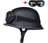 World War II German style motorcycle helmet capacetes open face retro cascos para moto