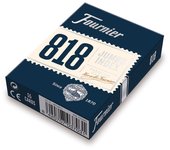 FOURNIER - Baraja de Póker Inglés 818 de 55 Cartas con Indice Jumbo. Azules