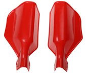 Pack of 2 7/8' Universal Plastic Protector Protection Handguard Hand Guard for Motorcycle Black Red Blue
