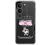 Funda Silicona Antigolpes para Vivo V29 5G diseño Vaca Dibujos