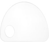 Acrylic Butterfly Square Oval Makeup Palette Spatula Liquid Foundation Eye Shadow Mixing Cream Pigments Cosmetic Beauty Tools