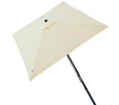 Sombrilla Aktive 270 x 261 x 270 cm Acero Aluminio Crema