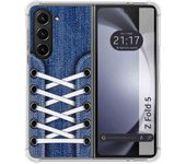 Funda Silicona Antigolpes para Samsung Galaxy Z Fold 5 5G diseño Zapatillas 01 Dibujos