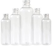 5PCS 5/10/30/50/60/100ml Plastic Bottle with Aluminum Screw Cap Plug Cosmetic Container Travel Kits Portable PET Lotion Cream