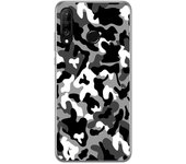 Tumundosmartphone Funda Gel Tpu para Huawei P30 Lite diseño Snow Camuflaje Dibujos