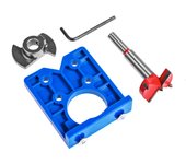 Hinge Boring Jig Woodworking Wardrobe Cabinet Hole Drilling Guide Locator Wood Dowel Drilling Template Hardware Tools Kit