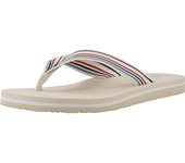 Chanclas Mujer Marca Tommy Hilfiger Modelo Th Stripes Beach Sandal