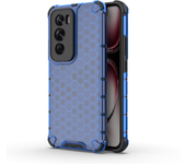 2 in 1 Full Protection Shockproof Case for OPPO A2X A1X A1 Reno 12 11 11F 10 9 Pro 5G Honeycomb Translucent Armor Cover