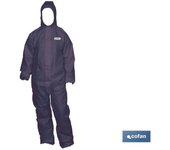 Buzo con capucha tipo 4, 5 y 6 azul talla l