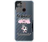 Funda Silicona Antigolpes para Realme Narzo 50A diseño Vaca Dibujos