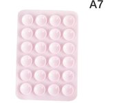 Double Side Silicone Suction Pad For Mobile Phone Fixture Suction Cup Backed Adhesive Silicone Rubber Sucker Pad For Fixing