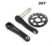 GOLDIX Children Bicycle Crankset 110mm/127mm/140mm/150mm/155mm/160mm Crank MTB Kid Crankset 28T-38T Chainring for Shimano SRAM