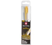 Talens sakura estuche de 3 bolígrafos gelly roll mixed oro/plata/blanco