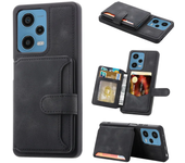 For Redmi 12c 11a Note 12s 12r 11s 11 s 11e Pro Poco X5 RFID Block Leather Card Case For Xiaomi Redmi Note 12 Pro 5G Back Cover
