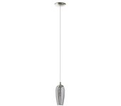 Eglo Lámpara colgante G9 cristal gris con efecto - Farsala