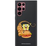 Funda original compatible con Samsung Galaxy S22 Ultra Negro con un diseño de Bob Esponja Burgers
