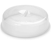 CABLEPELADO Tapa para Microondas con Salida de Vapor, Tapa microondas Libre bpa, Tapadera Calentar Comida, Tapa Protectora para Microondas, Libre de BPA, 24 cm diámetro x 7 cm Altura