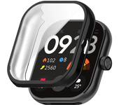 For Redmi Watch 4 Strap Case Soft Full Screen Protector Plating Cover Casing Classic Silicone Smart Watch Band Straps
