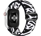 Soft Nylon Loop Elastic Buckle Strap For Apple Watch SE Band 40mm44mm Series 8/7/6/5/4 iWatch Leopard Watchband Bracelet 41/45mm