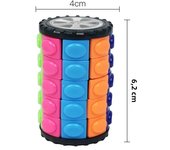 3D Cylinder Rotate Slide Logic Restless Hand Game Puzzle Fidge Toy Magic Cube Stem Educational Toy for Kid Stress Release