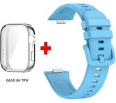 TPU Case+Silicone Strap for Huawei Watch Fit 3 Strap Replacement Band for Huawei Watch Fit3Watch Band With Case Screen Protector