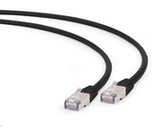 Cable red s-ftp gembird cat 6a lszh negro 0,5 m