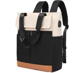 Mochara convertible para Mujer, mochara para Orden portátil, mochila informal para Viajes escolares y Universitarios, se adopta a portátiles de 15,6 pulgadas