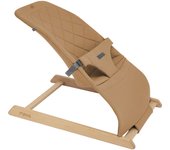 Olmitos – Hamaquita de bebé Maya - Madera de Haya Natural – Mecedora con arnés Acolchado y Ajustable – recién Nacidos hasta 9kg con balanceo Natural