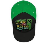 Gorra Minecraft Verde Talla 52/54cm
