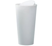 Portavasos Cubo de almacenamiento Papelera de escritorio Bote de basura pequeño Bote de basura de oficina en casa (blanco)