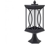FABRILAMP Farol Sobremuro Peq. Exterior Garden 1xe27 Negro 39x16d - Diseño Elegante