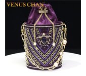 Bucket Crystal Bag Diamonds 11 Color Women Evening Bags Flower Rhinestones Egg Design Fashion Female Clutch Handbags