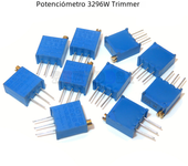 50PCS 3296W potentiometer precision adjustable resistance multi-turn trimming 1K 2K 5K 10K 100K 103 100R Trimmer Potentiometer