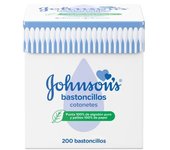 Johnson's Bastoncillos Cotonetes para Bebes 200 Unidades